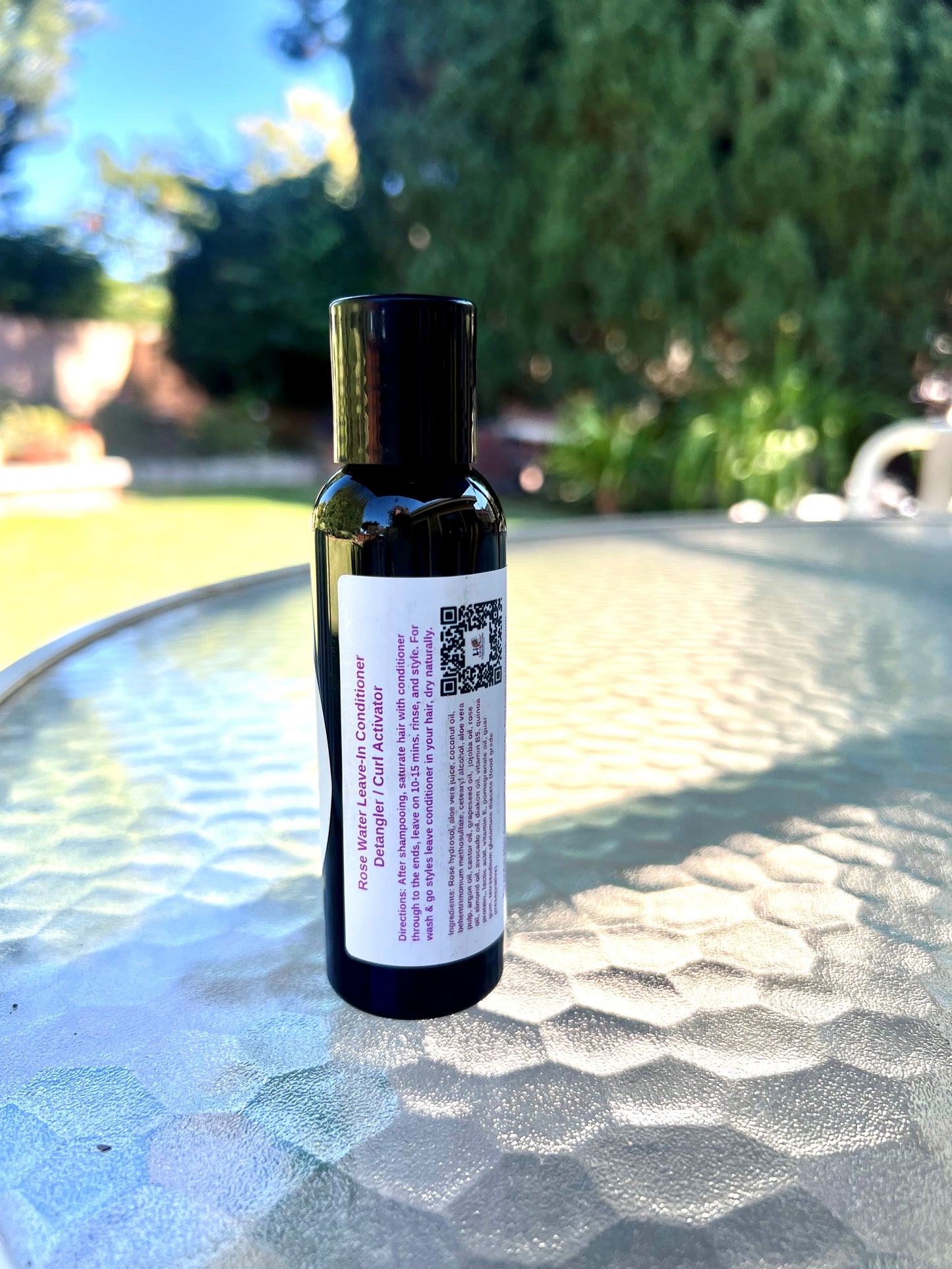 Rose Water Leave-In Conditioner Detangler Curl Activator