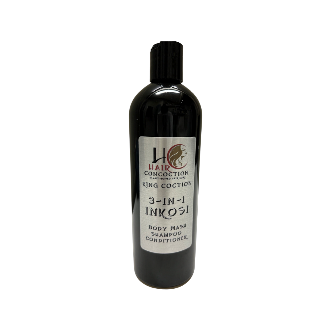 Inkosi 3-in-1 Body Wash, Shampoo, Conditioner