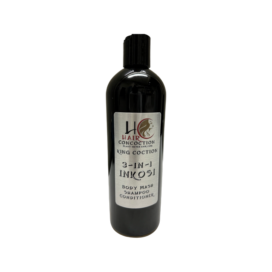 Inkosi 3-in-1 Body Wash, Shampoo, Conditioner