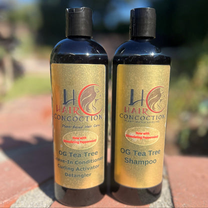 OG Tea Tree with Stimulating Peppermint Leave-In Conditioner Detangler Curl Activator