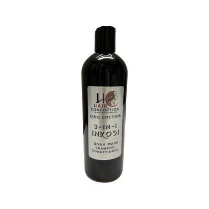 Inkosi 3-in-1 Body Wash, Shampoo, Conditioner