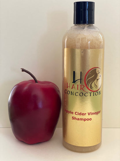 Apple Cider Vinegar Shampoo detoxes build up on hair follicles. Great for Locs and oily hair.