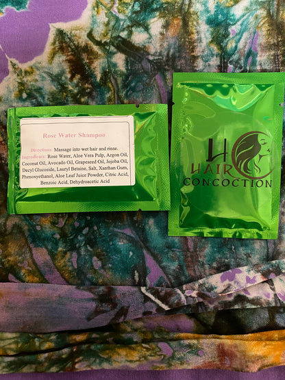 Pouches contain enough product for 2 uses.